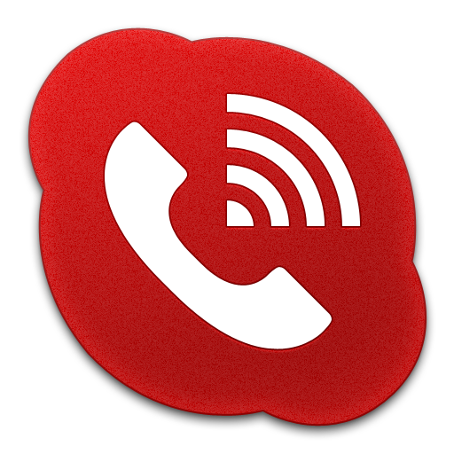 Skype Phone Alt Red Icon 512x512 png